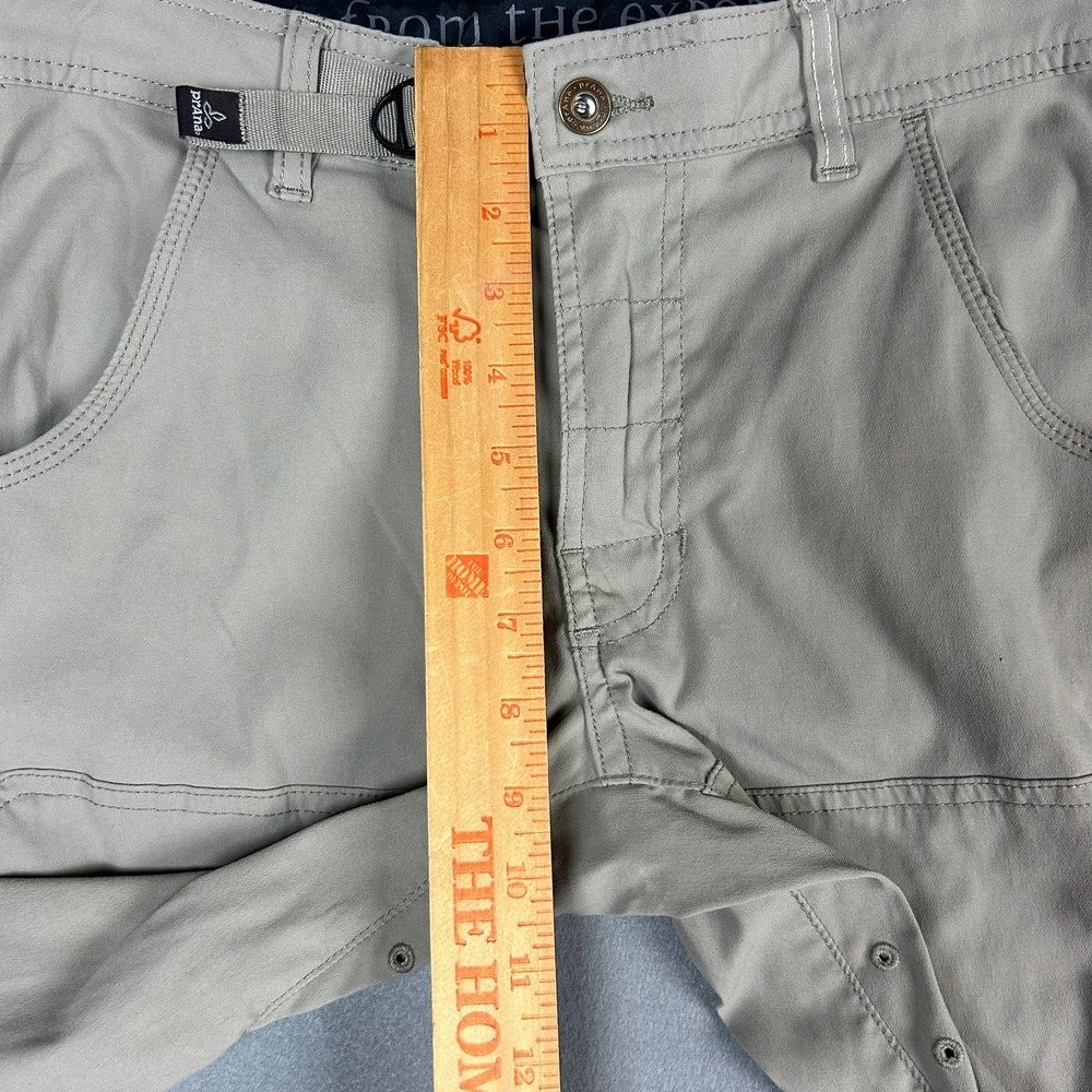 Prana Stretch Zion Hiking Pants Cargo Belted Mens 28x36 Beige M4ST36110 - Picture 6 of 15